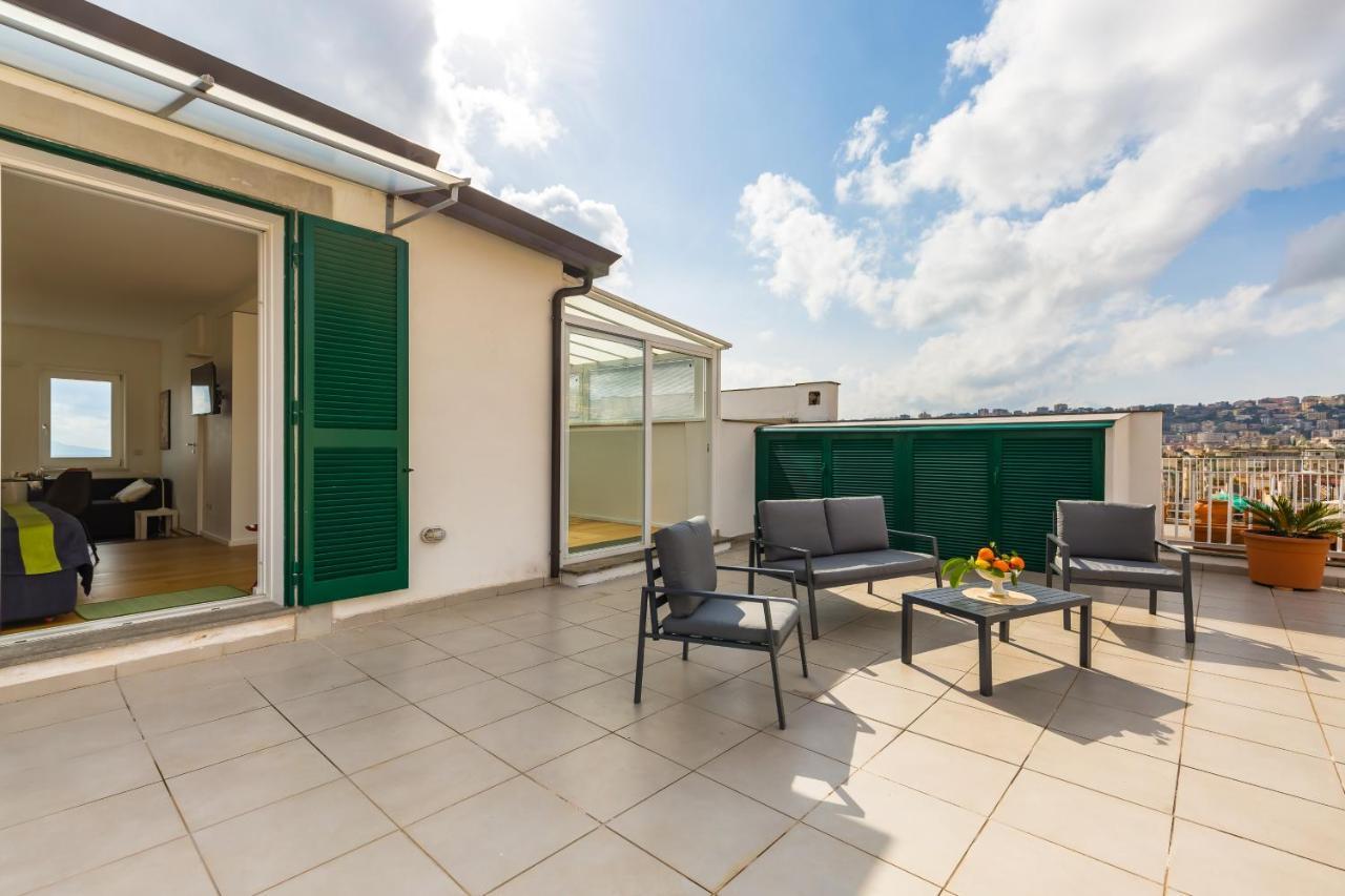 Seaview Terrace 360°& Elegant Loft Daire Napoli Dış mekan fotoğraf