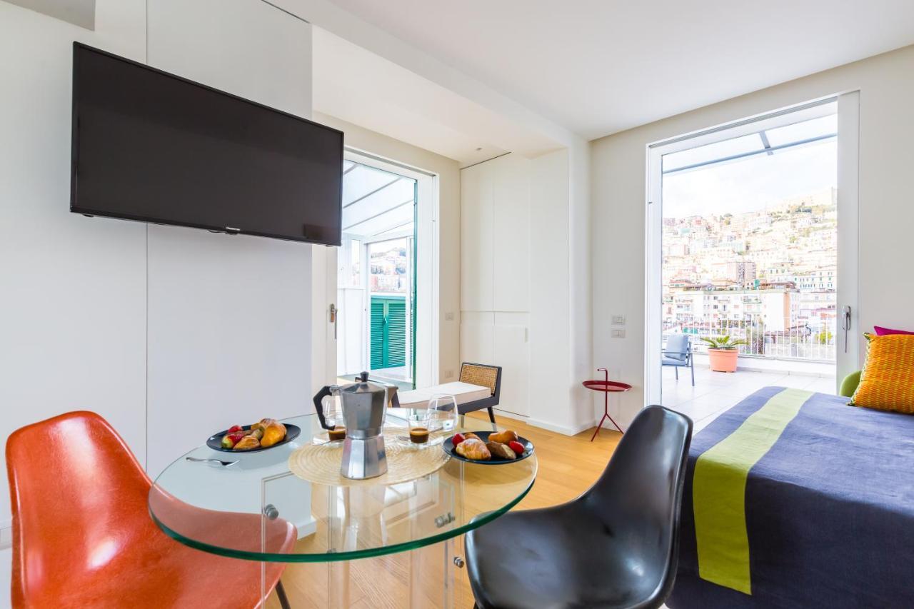 Seaview Terrace 360°& Elegant Loft Daire Napoli Dış mekan fotoğraf