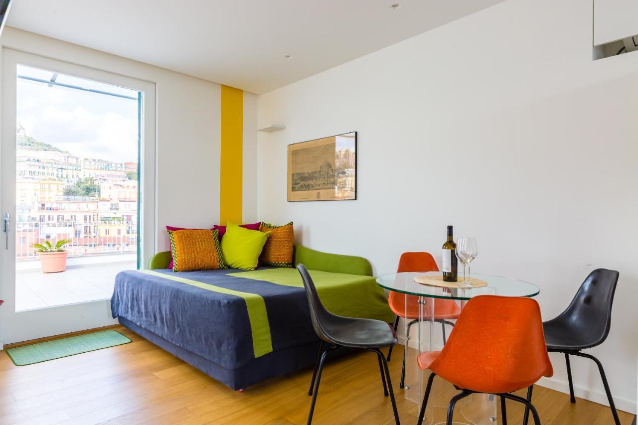 Seaview Terrace 360°& Elegant Loft Daire Napoli Dış mekan fotoğraf