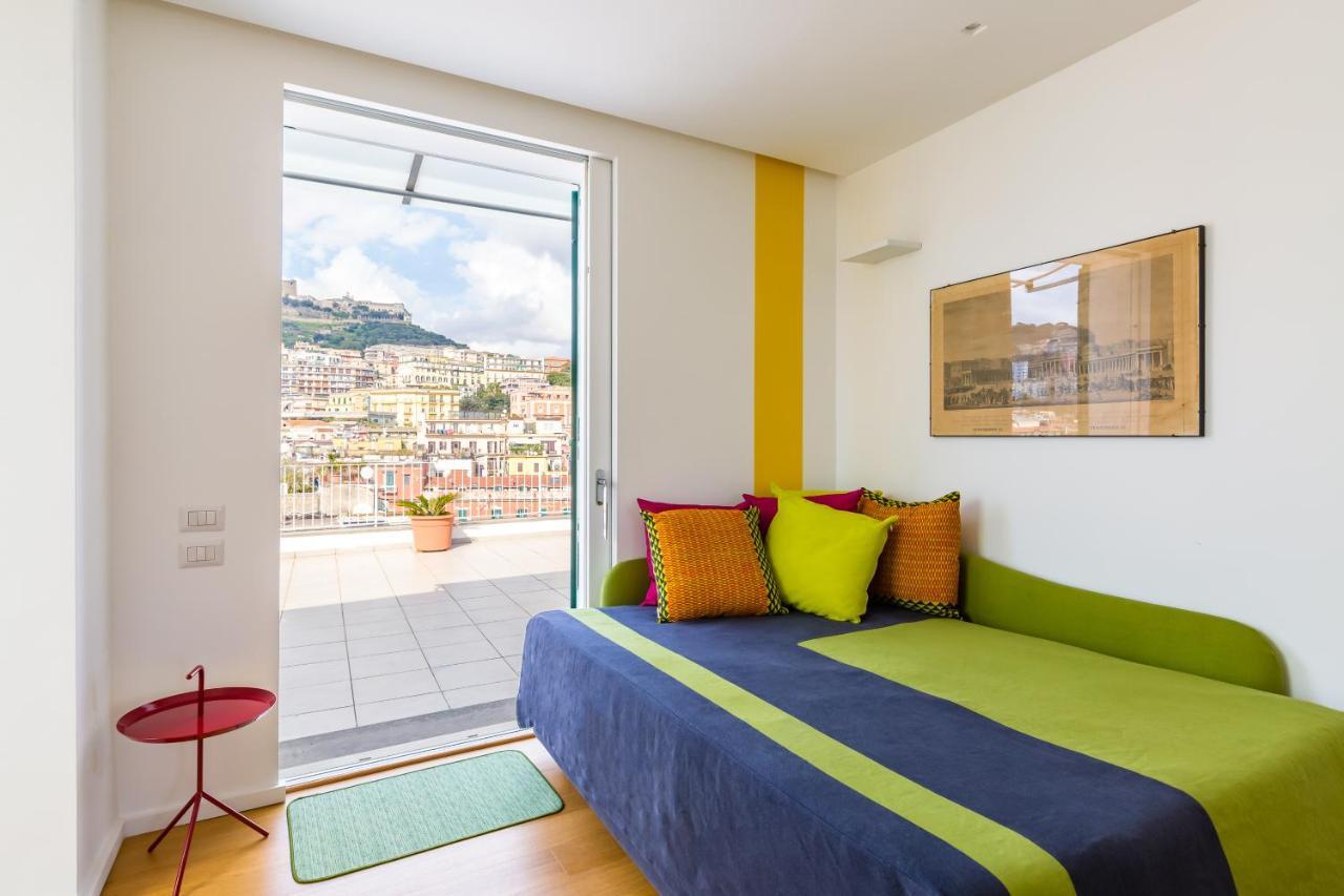 Seaview Terrace 360°& Elegant Loft Daire Napoli Dış mekan fotoğraf