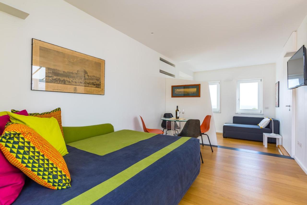 Seaview Terrace 360°& Elegant Loft Daire Napoli Dış mekan fotoğraf