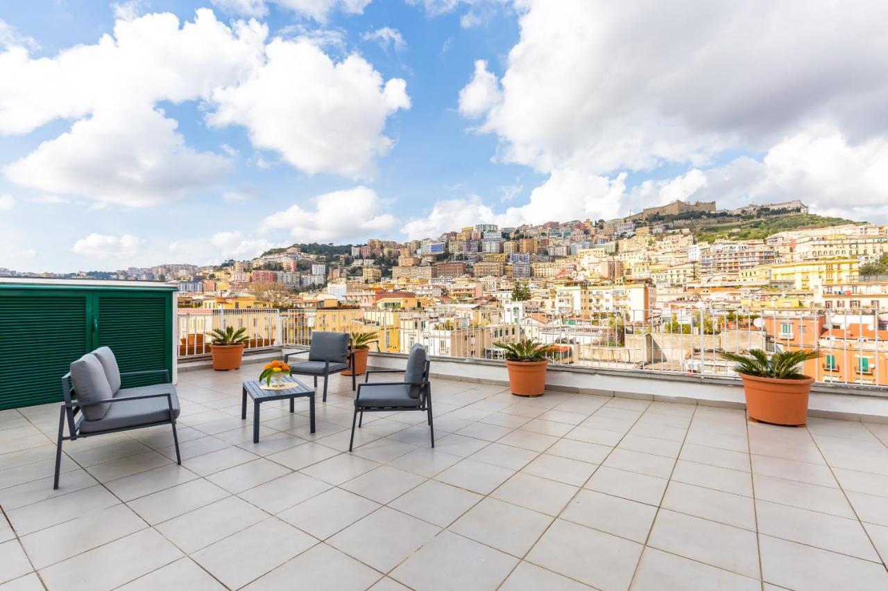 Seaview Terrace 360°& Elegant Loft Daire Napoli Dış mekan fotoğraf