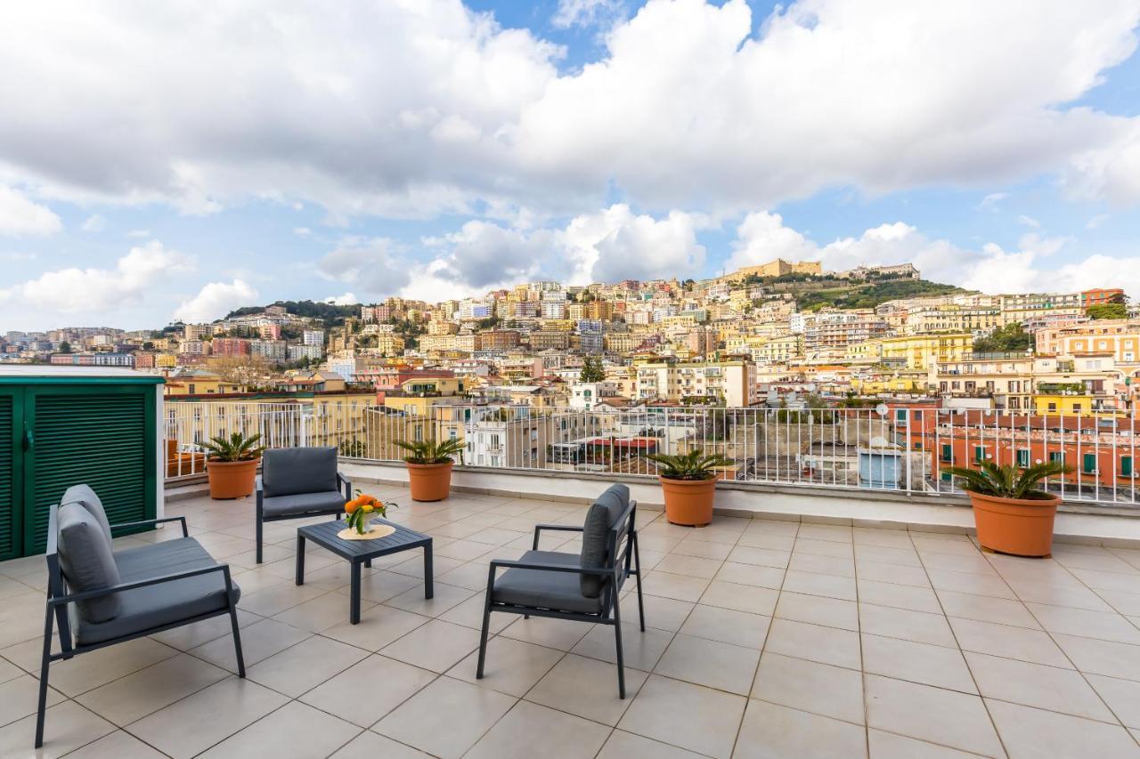 Seaview Terrace 360°& Elegant Loft Daire Napoli Dış mekan fotoğraf