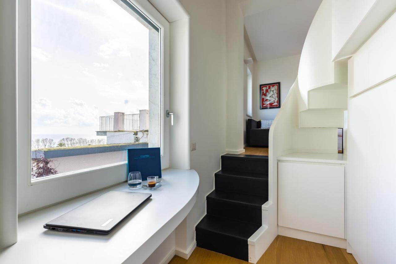Seaview Terrace 360°& Elegant Loft Daire Napoli Dış mekan fotoğraf