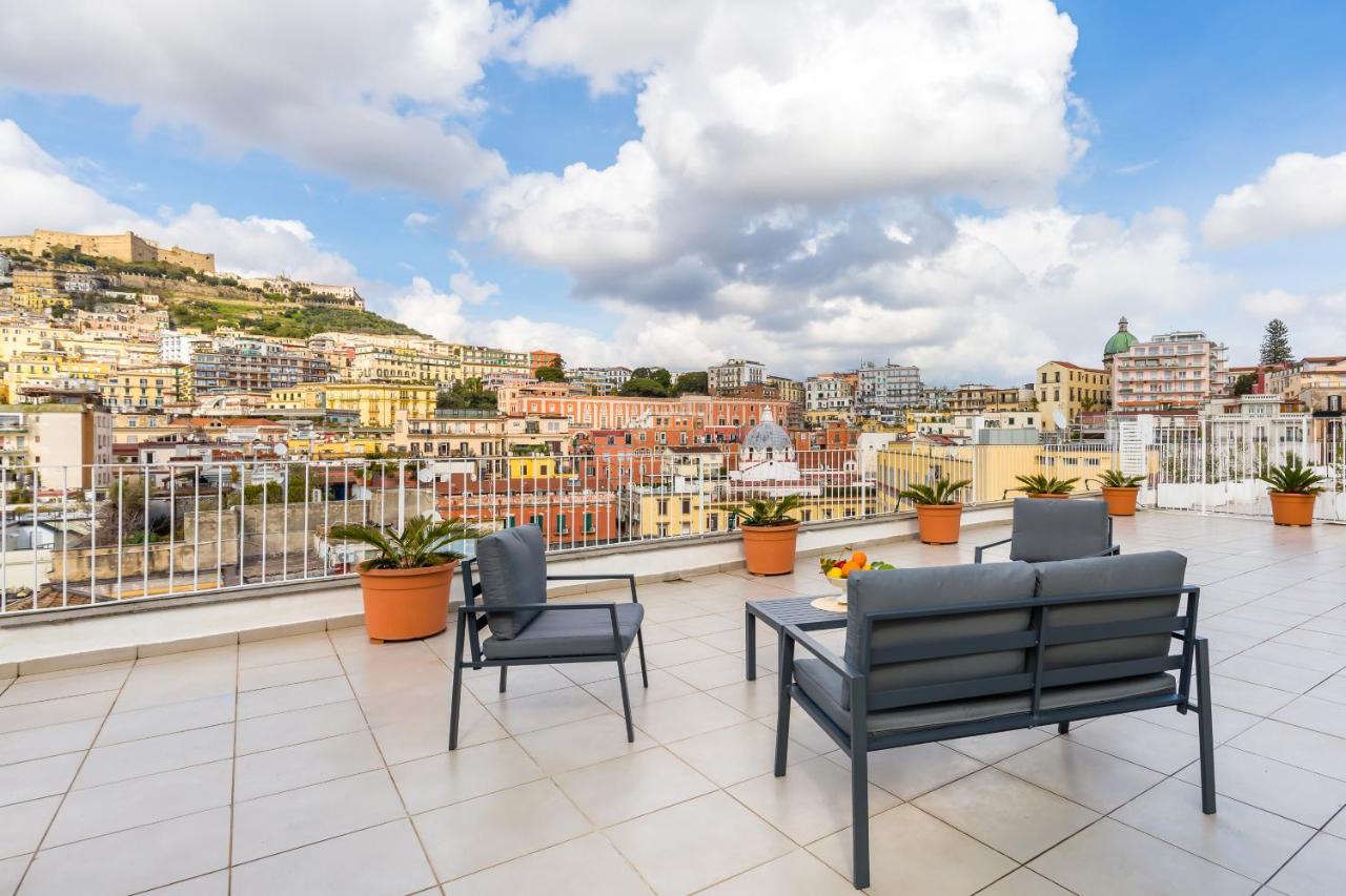 Seaview Terrace 360°& Elegant Loft Daire Napoli Dış mekan fotoğraf
