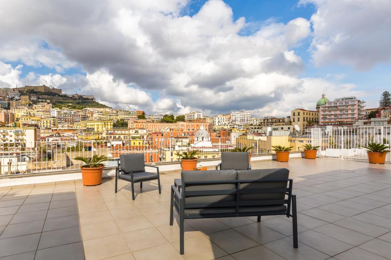 Seaview Terrace 360°& Elegant Loft Daire Napoli Dış mekan fotoğraf