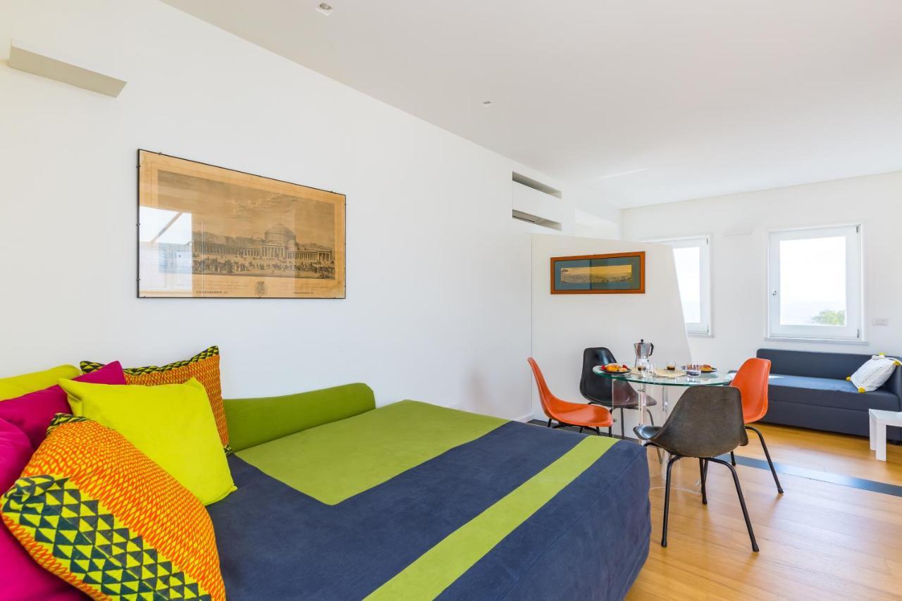 Seaview Terrace 360°& Elegant Loft Daire Napoli Dış mekan fotoğraf